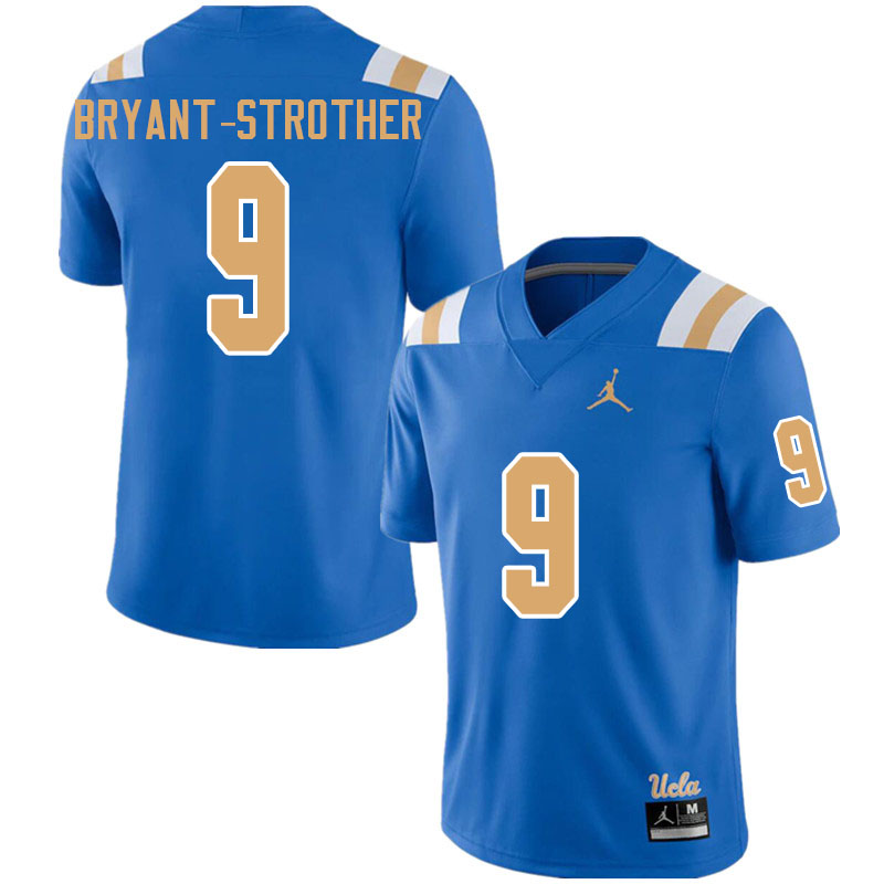 Jordan Brand Men #9 Choe Bryant-Strother UCLA Bruins College Football Jerseys Sale-Blue - Click Image to Close